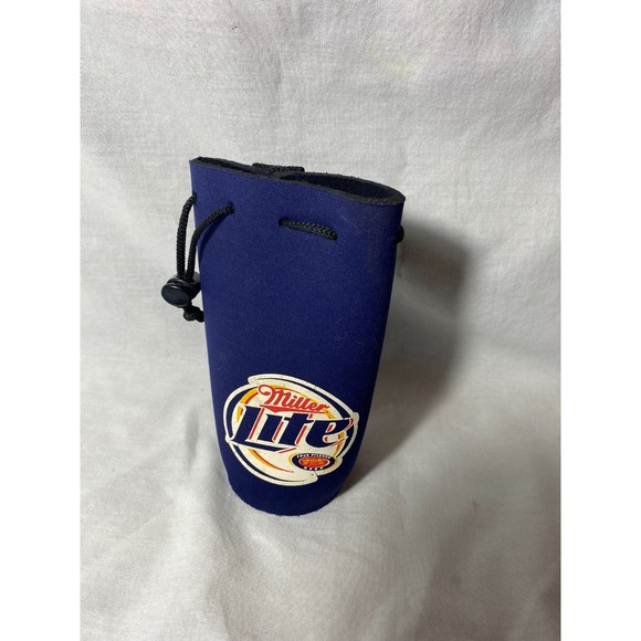 LOT OF 3 Bottle Koozie Miller Genuine Draft Miller Lite Chicago Cubs Blue Black - Picture 1 of 3